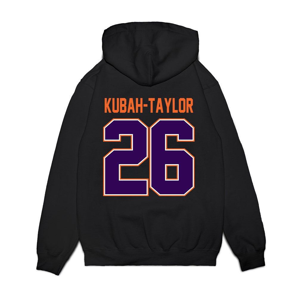 Clemson - NCAA Football : C.J. Kubah-Taylor - Vintage Helmet Premium Hooded Sweatshirt-1