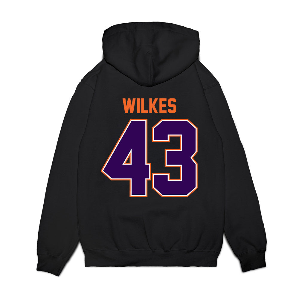 Clemson - NCAA Football : Billy Wilkes - Vintage Helmet Premium Hooded Sweatshirt-1