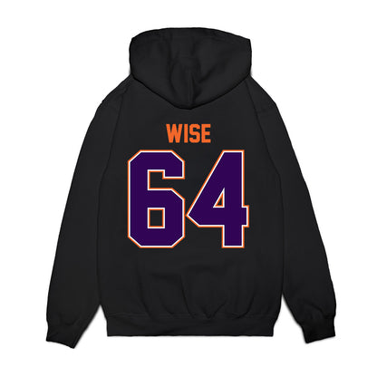 Clemson - NCAA Football : Grant Wise - Vintage Helmet Premium Hooded Sweatshirt-1