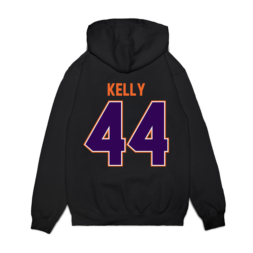 Clemson - NCAA Football : Kourtney Kelly - Vintage Helmet Premium Hooded Sweatshirt-1
