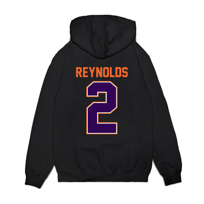 Clemson - NCAA Football : Tait Reynolds - Vintage Helmet Premium Hooded Sweatshirt-1