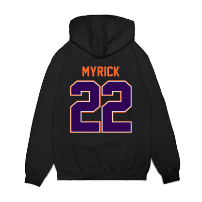Clemson - NCAA Football : Corey Myrick - Vintage Helmet Premium Hooded Sweatshirt-1