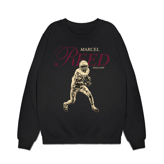 Texas A&M - NCAA Football : Marcel Reed - Legacy Premium Crewneck Sweatshirt-0