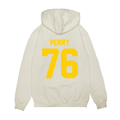 Maryland - NCAA Football : Rahtrel Perry - Vintage Helmet Premium Hooded Sweatshirt-1