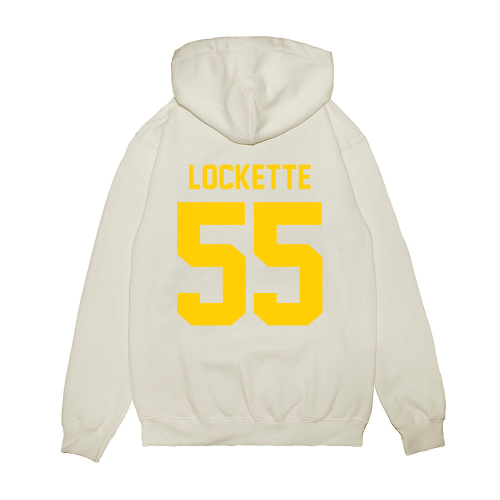 Maryland - undefined : Tellek Lockette - Vintage Helmet Premium Hooded Sweatshirt-1