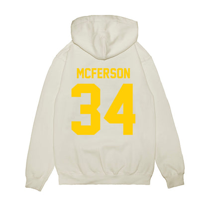 Maryland - NCAA Football : Bryce McFerson - Vintage Helmet Premium Hooded Sweatshirt-1