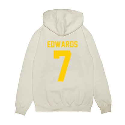 Maryland - NCAA Football : Gavin Edwards - Vintage Helmet Premium Hooded Sweatshirt-1