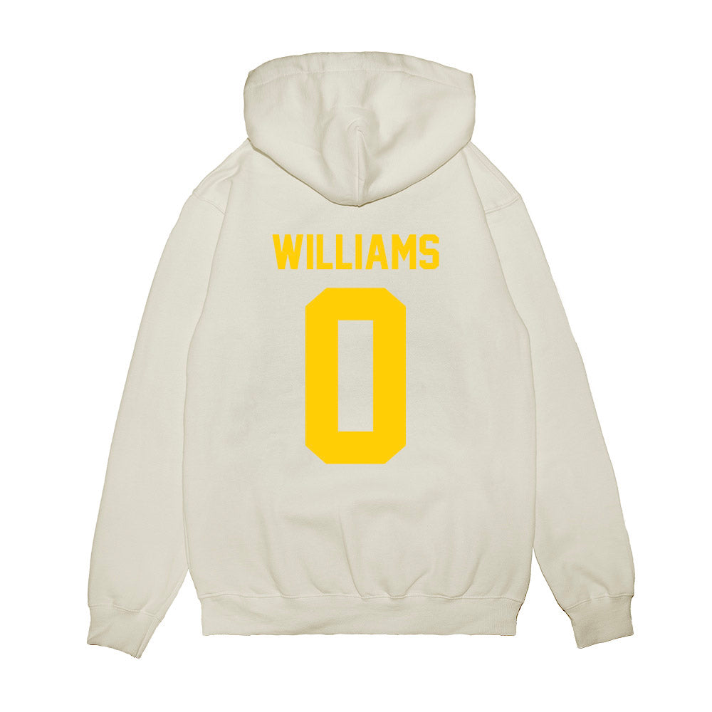 Maryland - NCAA Football : DeJuan Williams - Vintage Helmet Premium Hooded Sweatshirt-1