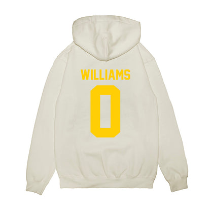 Maryland - NCAA Football : DeJuan Williams - Vintage Helmet Premium Hooded Sweatshirt-1