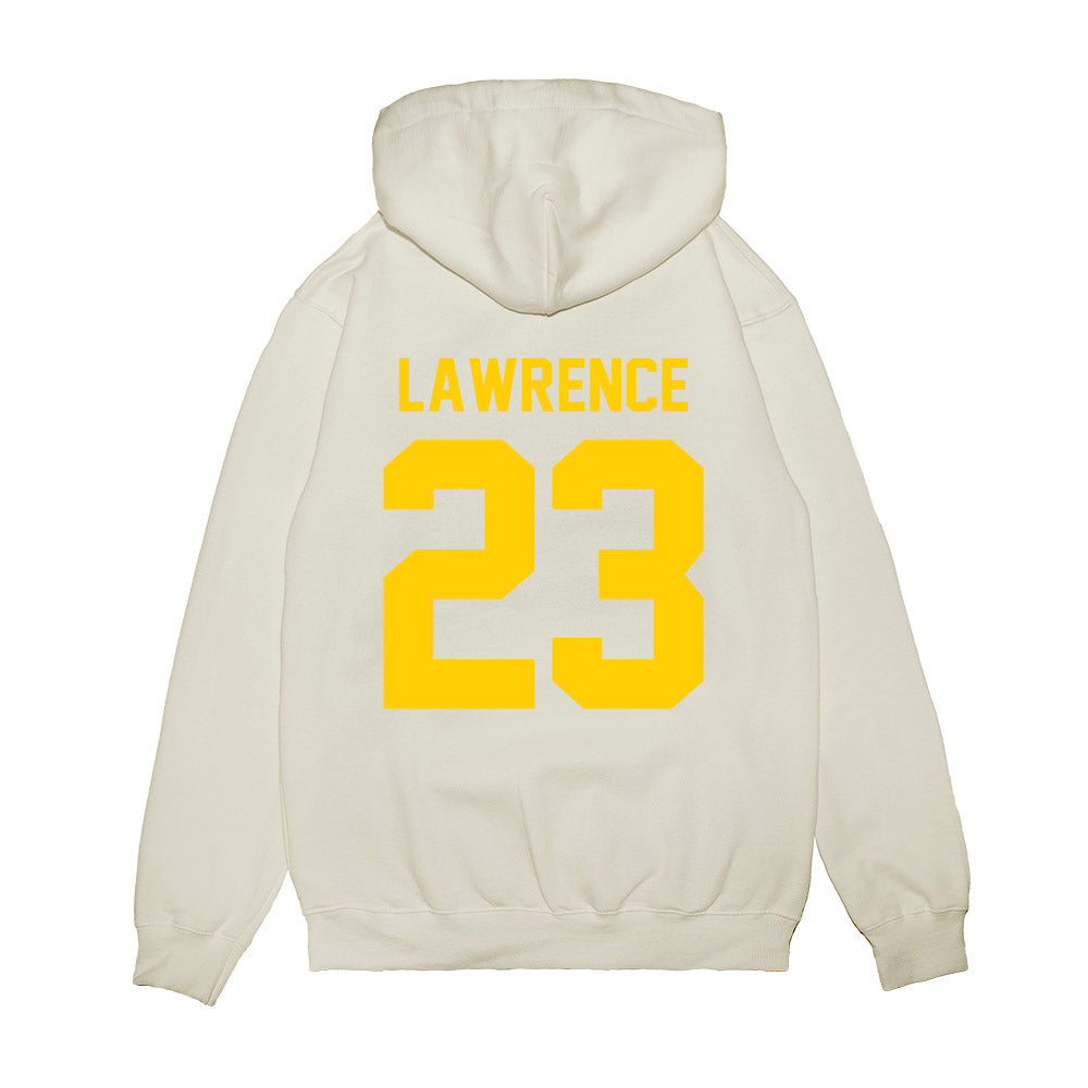 Maryland - NCAA Football : Max Lawrence - Vintage Helmet Premium Hooded Sweatshirt-1