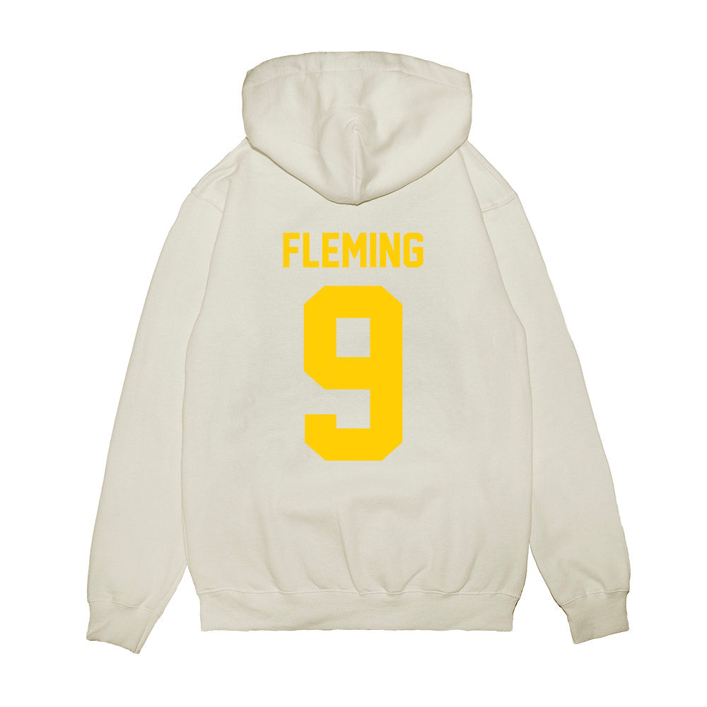 Maryland - NCAA Football : Dorian Fleming - Vintage Helmet Premium Hooded Sweatshirt-1