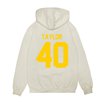 Maryland - NCAA Football : Nahsir Taylor - Vintage Helmet Premium Hooded Sweatshirt-1