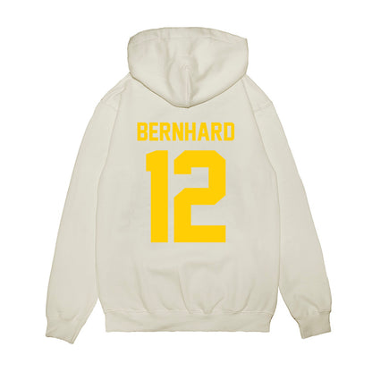 Maryland - NCAA Football : Nathan Bernhard - Vintage Helmet Premium Hooded Sweatshirt-1