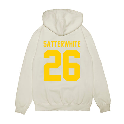 Maryland - NCAA Football : Hakim Satterwhite - Vintage Helmet Premium Hooded Sweatshirt-1