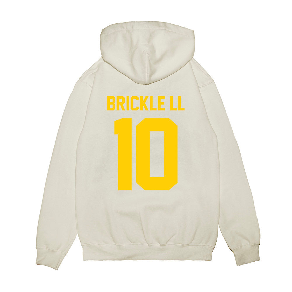 Maryland - NCAA Football : Cam Brickle ll - Vintage Helmet Premium Hooded Sweatshirt-1