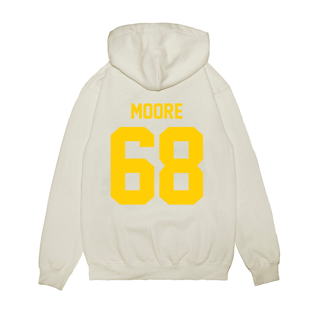 Maryland - NCAA Football : Carlos Moore - Vintage Helmet Premium Hooded Sweatshirt-1