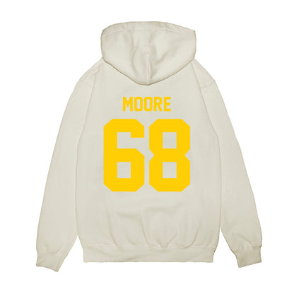 Maryland - NCAA Football : Carlos Moore - Vintage Helmet Premium Hooded Sweatshirt-1