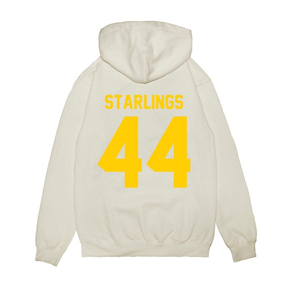 Maryland - NCAA Football : Joel Starlings - Vintage Helmet Premium Hooded Sweatshirt-1