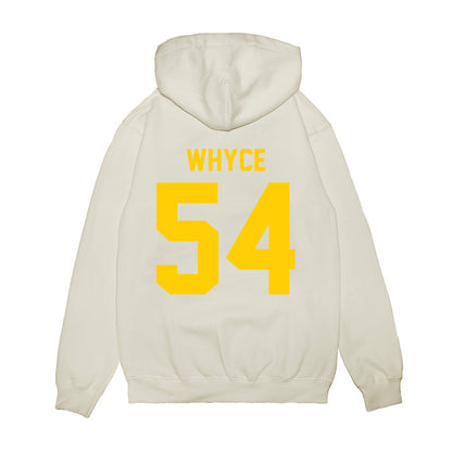 Maryland - NCAA Football : JaMarcus Whyce - Vintage Helmet Premium Hooded Sweatshirt-1