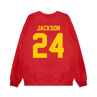Maryland - NCAA Football : Amari Jackson - Vintage Helmet Premium Crewneck Sweatshirt-1