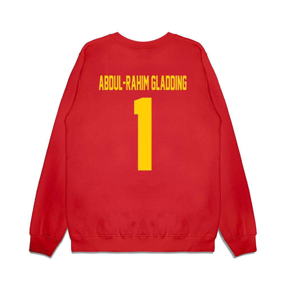 Maryland - NCAA Football : Naeem Abdul-Rahim Gladding - Vintage Helmet Premium Crewneck Sweatshirt-1