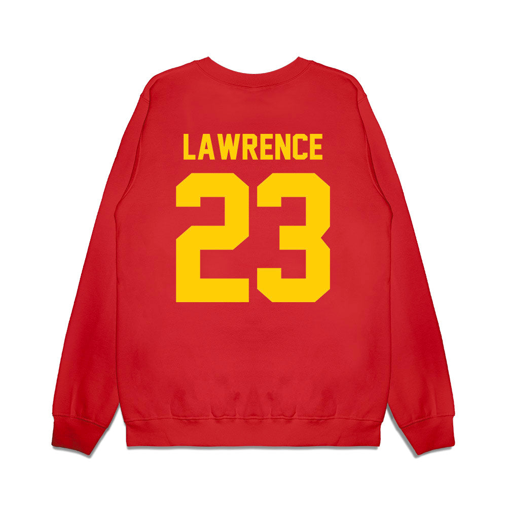 Maryland - NCAA Football : Max Lawrence - Vintage Helmet Premium Crewneck Sweatshirt-1