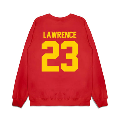 Maryland - NCAA Football : Max Lawrence - Vintage Helmet Premium Crewneck Sweatshirt-1