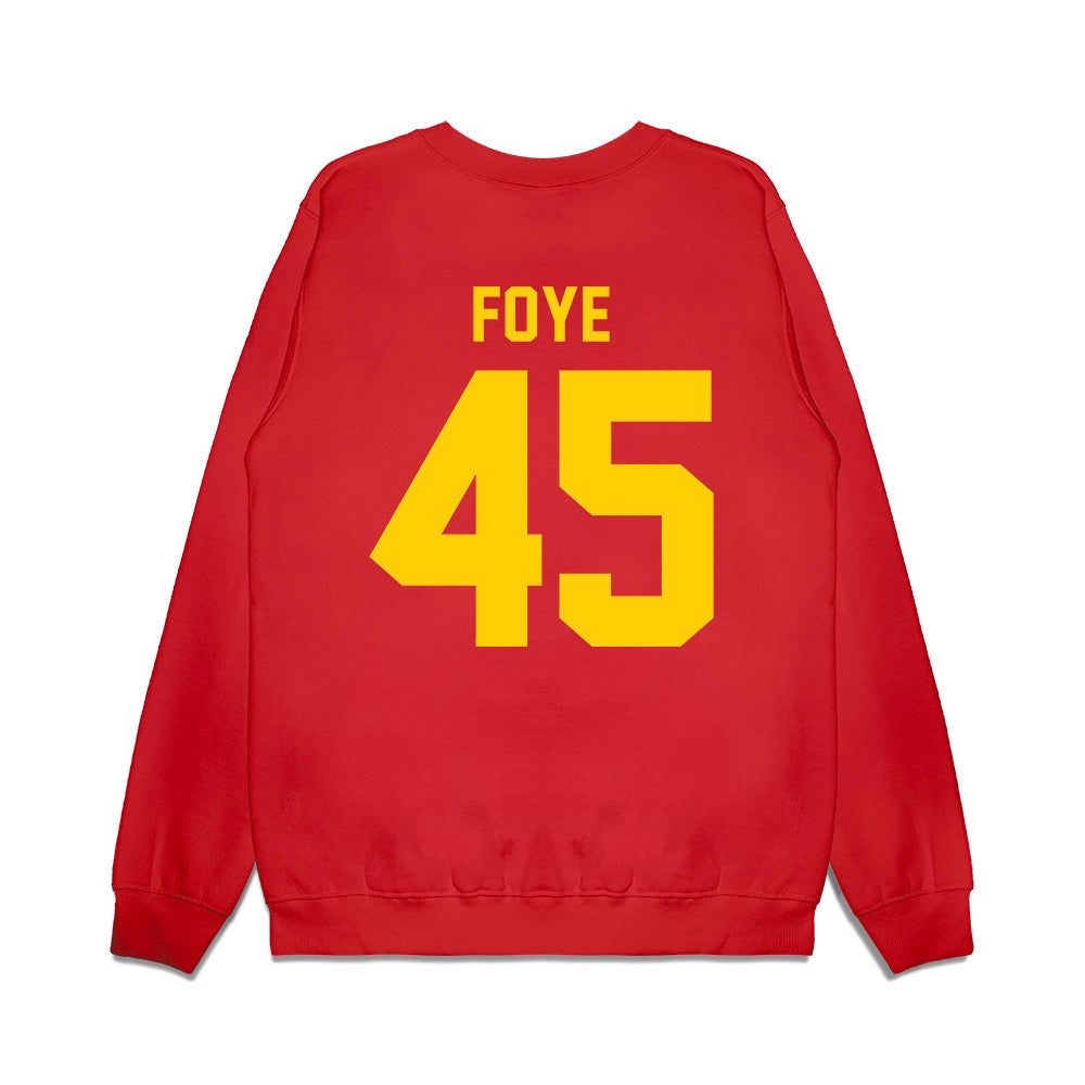 Maryland - NCAA Football : Solomon Foye - Vintage Helmet Premium Crewneck Sweatshirt-1