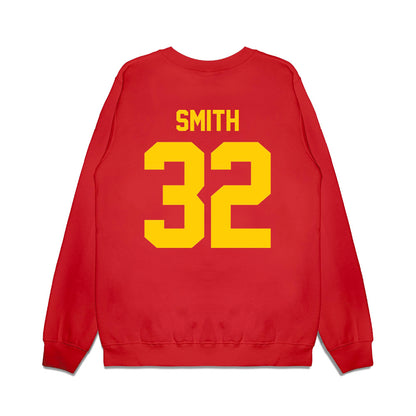 Maryland - NCAA Football : Carlton Smith - Vintage Helmet Premium Crewneck Sweatshirt-1