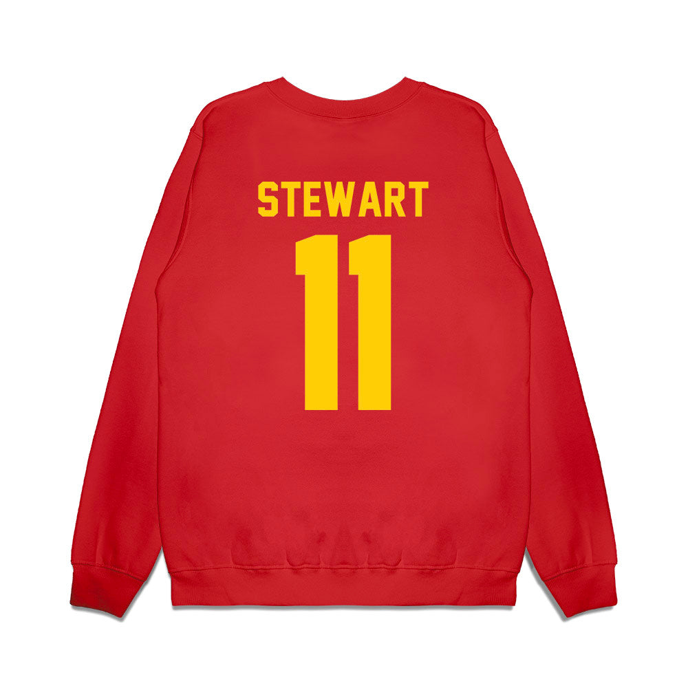 Maryland - NCAA Football : Sidney Stewart - Vintage Helmet Premium Crewneck Sweatshirt-1