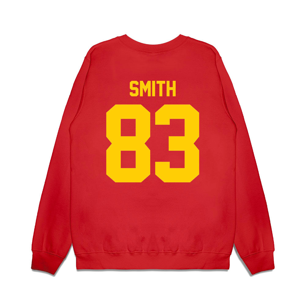 Maryland - NCAA Football : Emerson Smith - Vintage Helmet Premium Crewneck Sweatshirt-1