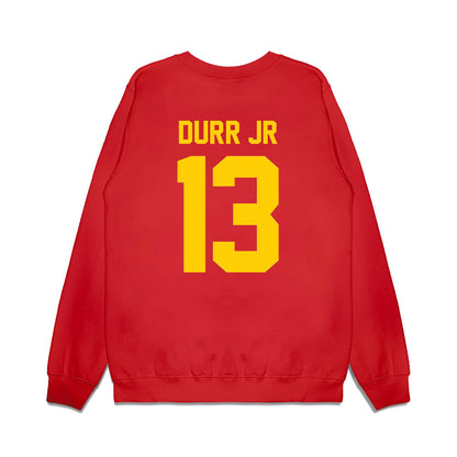Maryland - undefined : Chris Durr jr - Vintage Helmet Premium Crewneck Sweatshirt-1