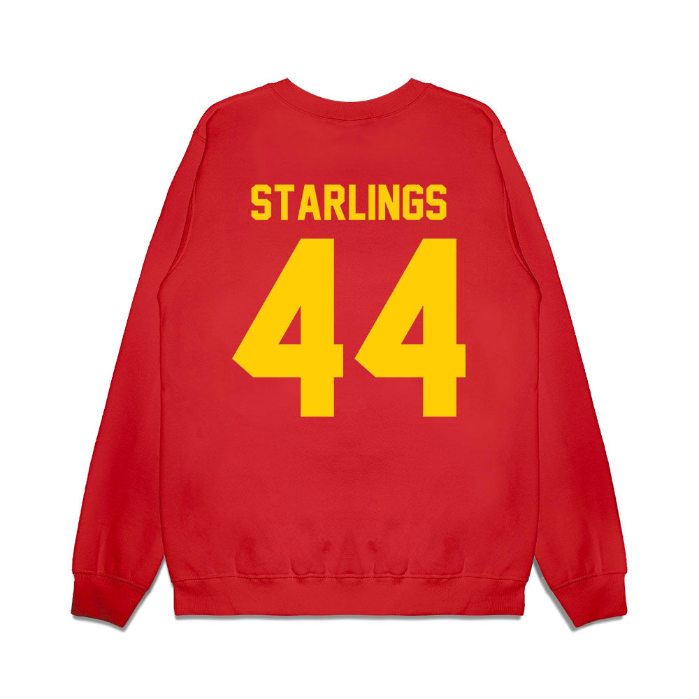 Maryland - NCAA Football : Joel Starlings - Vintage Helmet Premium Crewneck Sweatshirt-1