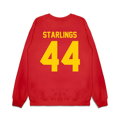 Maryland - NCAA Football : Joel Starlings - Vintage Helmet Premium Crewneck Sweatshirt-1