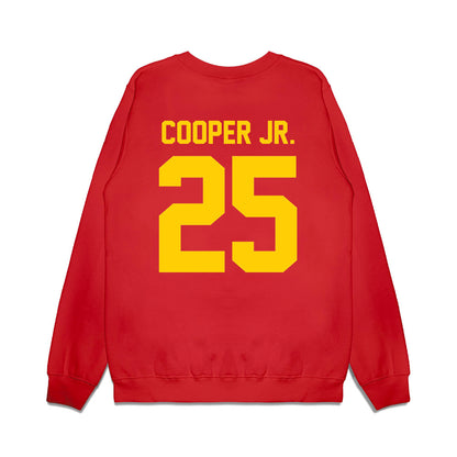 Maryland - NCAA Football : Ricardo Cooper Jr. - Vintage Helmet Premium Crewneck Sweatshirt-1