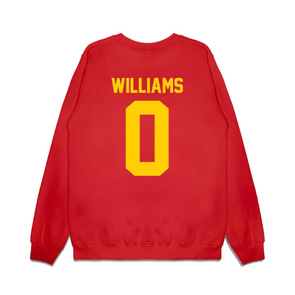 Maryland - NCAA Football : DeJuan Williams - Vintage Helmet Premium Crewneck Sweatshirt-1