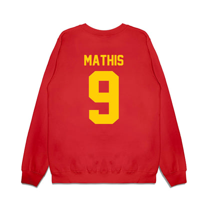 Maryland - NCAA Football : Zahir Mathis - Vintage Helmet Premium Crewneck Sweatshirt-1