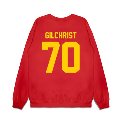 Maryland - NCAA Football : Jaylen Gilchrist - Vintage Helmet Premium Crewneck Sweatshirt-1