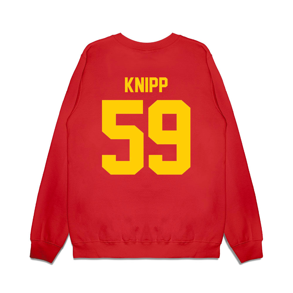 Maryland - NCAA Football : Rory Knipp - Vintage Helmet Premium Crewneck Sweatshirt-1