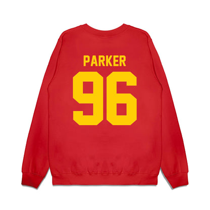 Maryland - NCAA Football : Jayvon Parker - Vintage Helmet Premium Crewneck Sweatshirt-1