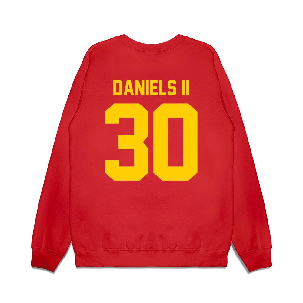 Maryland - NCAA Football : Travares Daniels II - Vintage Helmet Premium Crewneck Sweatshirt-1