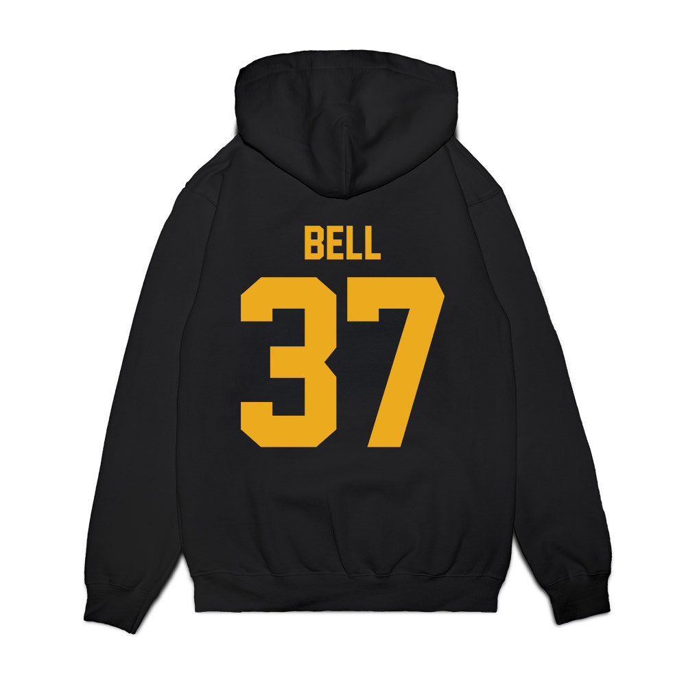 West Virginia - NCAA Football : Jayden Bell - Vintage Helmet Premium Hooded Sweatshirt-1