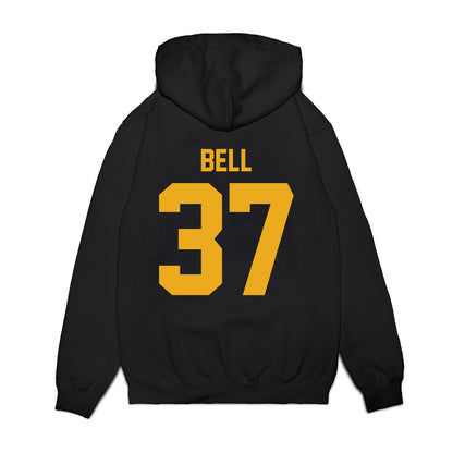 West Virginia - NCAA Football : Jayden Bell - Vintage Helmet Premium Hooded Sweatshirt-1
