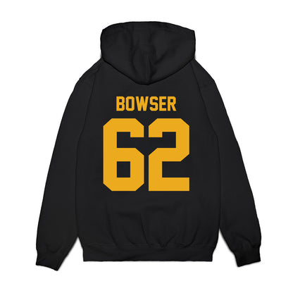West Virginia - NCAA Football : Phillip Bowser - Vintage Helmet Premium Hooded Sweatshirt-1