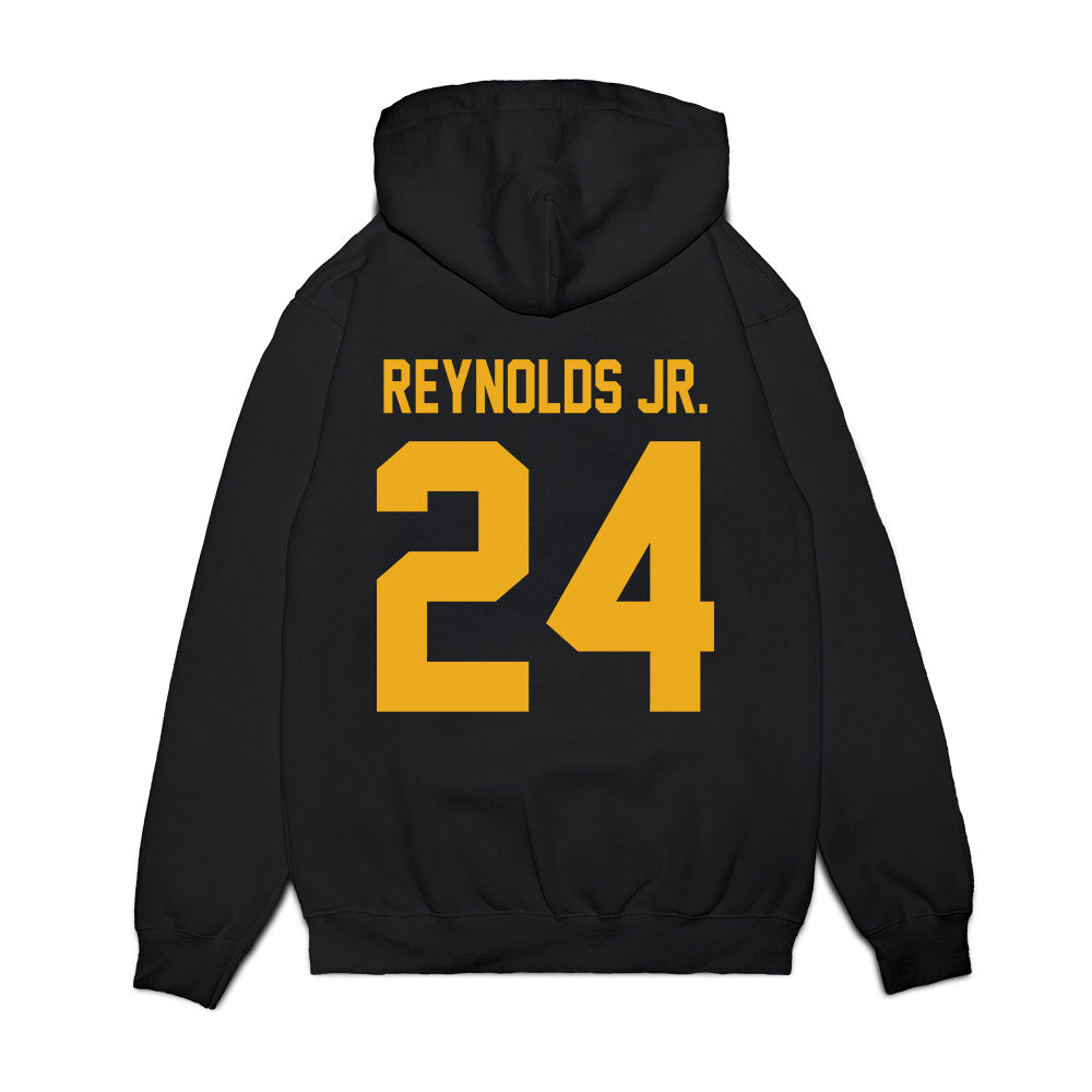 West Virginia - NCAA Football : Rayshawn Reynolds Jr. - Vintage Helmet Premium Hooded Sweatshirt-1