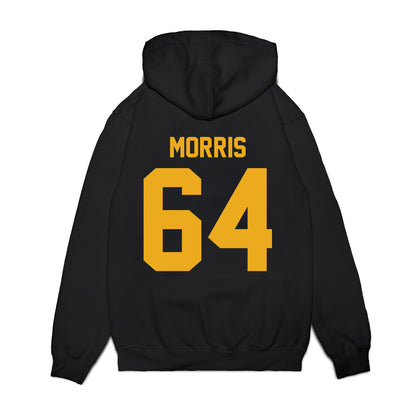 West Virginia - NCAA Football : Rhett Morris - Vintage Helmet Premium Hooded Sweatshirt-1