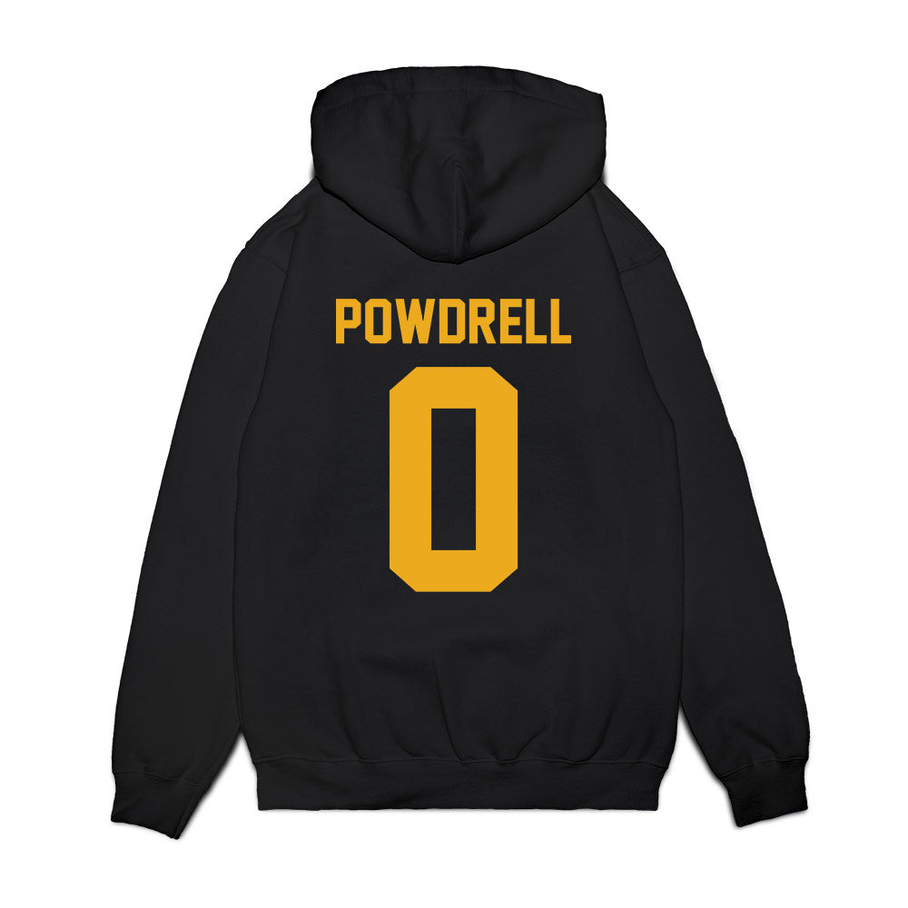 West Virginia - NCAA Football : Andrew Powdrell - Vintage Helmet Premium Hooded Sweatshirt-1