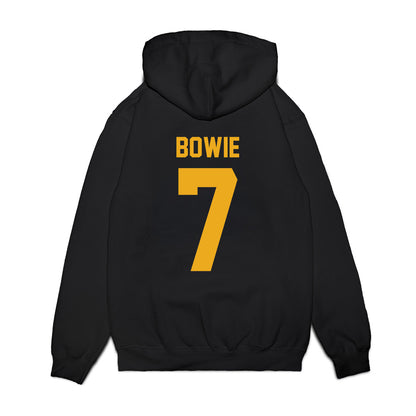 West Virginia - NCAA Football : Jarod Bowie - Vintage Helmet Premium Hooded Sweatshirt-1