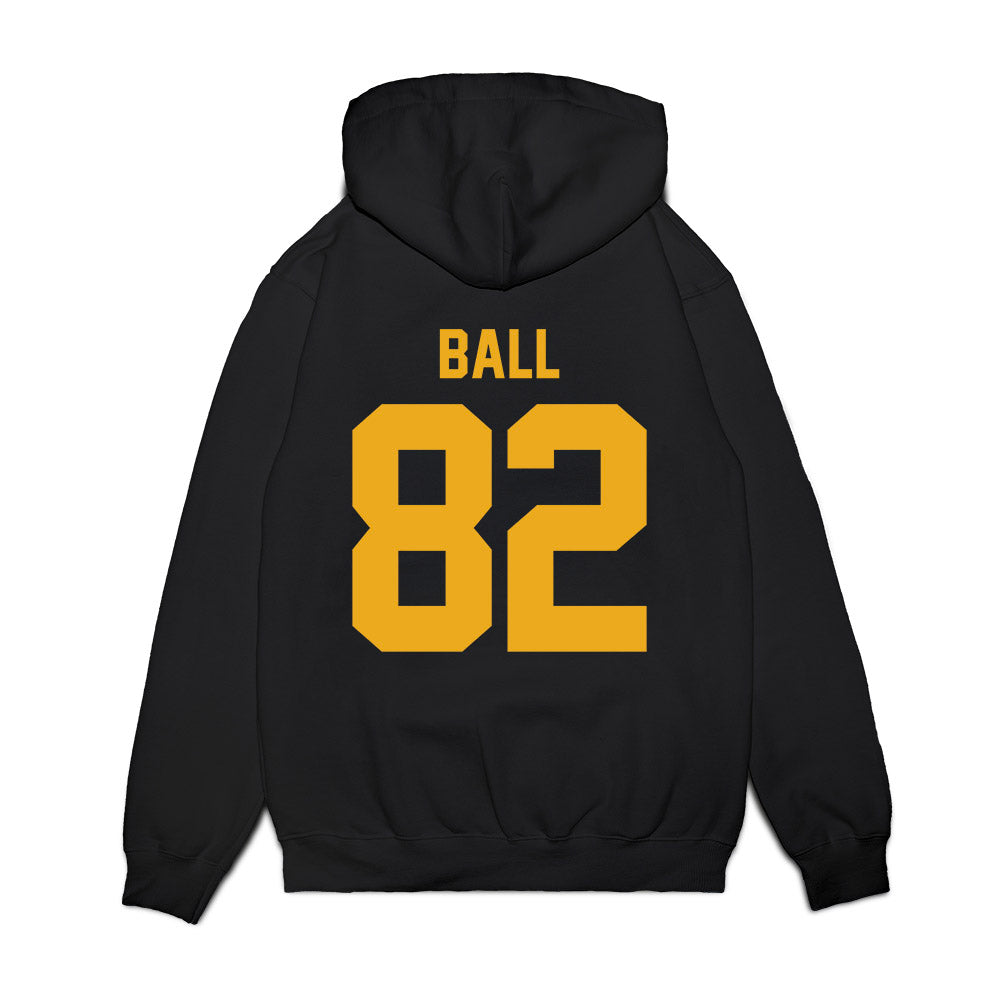 West Virginia - NCAA Football : Cam Ball - Vintage Helmet Premium Hooded Sweatshirt-1