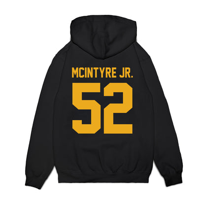 West Virginia - NCAA Football : Corey McIntyre Jr. - Vintage Helmet Premium Hooded Sweatshirt-1